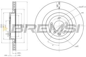 BREMSI CD8433V - DISCHI FRENO - BRAKE DISCS