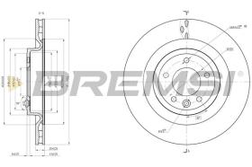BREMSI CD8434V - DISCHI FRENO - BRAKE DISCS