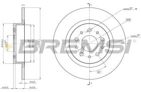 BREMSI CD8435S - DISCHI FRENO - BRAKE DISCS