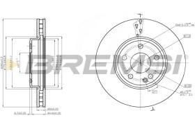 BREMSI CD8460V - DISCHI FRENO - BRAKE DISCS