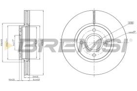 BREMSI CD8461V - DISCHI FRENO - BRAKE DISCS