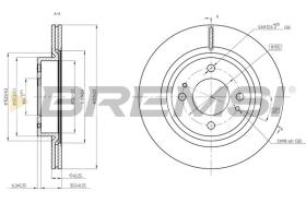 BREMSI CD8467V - DISCHI FRENO - BRAKE DISCS