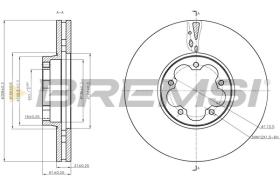 BREMSI CD8468V - DISCHI FRENO - BRAKE DISCS