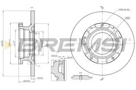BREMSI CD8472S - DISCHI FRENO - BRAKE DISCS
