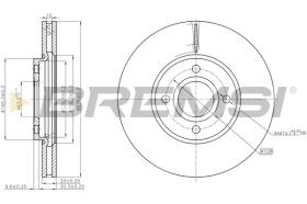 BREMSI CD8478V - DISCHI FRENO - BRAKE DISCS