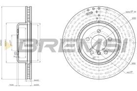 BREMSI CD8479V - DISCHI FRENO - BRAKE DISCS
