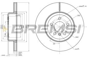 BREMSI CD8480V - DISCHI FRENO - BRAKE DISCS