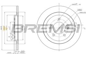 BREMSI CD8482S - DISCHI FRENO - BRAKE DISCS