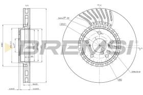 BREMSI CD8498VLS - DISCHI FRENO - BRAKE DISCS
