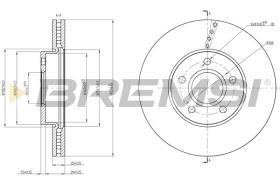 BREMSI CD8509V - DISCHI FRENO - BRAKE DISCS