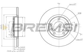 BREMSI CD8569S - DISCHI FRENO - BRAKE DISCS