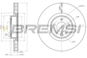 BREMSI CD8601V - DISCHI FRENO - BRAKE DISCS