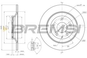 BREMSI CD8609S - DISCHI FRENO - BRAKE DISCS