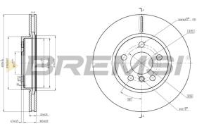 BREMSI CD8613V - DISCHI FRENO - BRAKE DISCS