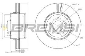 BREMSI CD8616V - DISCHI FRENO - BRAKE DISCS