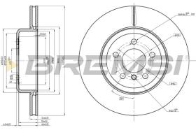 BREMSI CD8622V - DISCHI FRENO - BRAKE DISCS