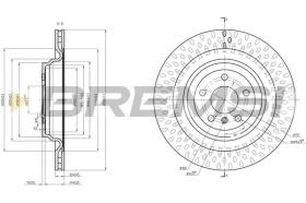 BREMSI CD8630V - DISCHI FRENO - BRAKE DISCS