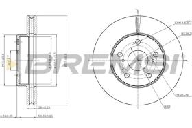 BREMSI CD8634V - DISCHI FRENO - BRAKE DISCS