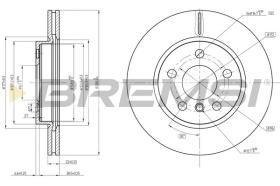 BREMSI CD8651V - DISCHI FRENO - BRAKE DISCS