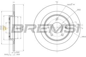 BREMSI CD8652S - DISCHI FRENO - BRAKE DISCS