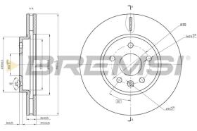 BREMSI CD8685V - DISCHI FRENO - BRAKE DISCS