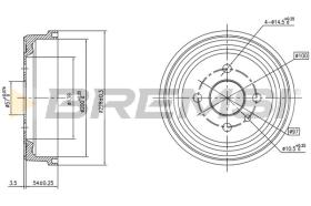 BREMSI CR5137 - TAMBURI FRENO - BRAKE DRUMS