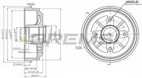 BREMSI CR5153 - TAMBURI FRENO - BRAKE DRUMS