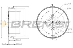 BREMSI CR5338 - TAMBURI FRENO - BRAKE DRUMS