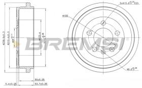 BREMSI CR5594 - TAMBURI FRENO - BRAKE DRUMS