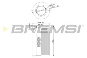 BREMSI FA0116 - FILTRI ARIA - AIR FILTER