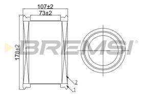 BREMSI FA0546 - FILTRI ARIA - AIR FILTER