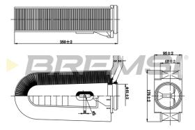 BREMSI FA0632 - FILTRI ARIA - AIR FILTER