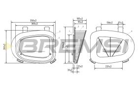 BREMSI FA0638 - FILTRI ARIA - AIR FILTER