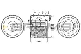 BREMSI FA1070 - FILTRI ARIA - AIR FILTER