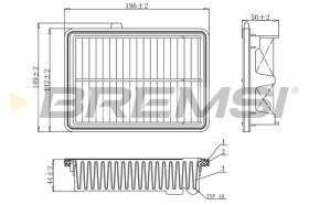 BREMSI FA1079 - FILTRI ARIA - AIR FILTER