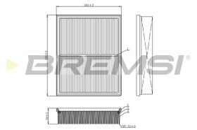 BREMSI FA1081 - FILTRI ARIA - AIR FILTER