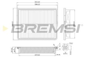 BREMSI FA1090 - FILTRI ARIA - AIR FILTER