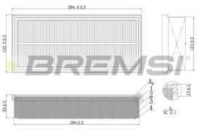 BREMSI FA1121 - FILTRI ARIA - AIR FILTER