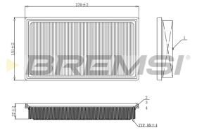 BREMSI FA1127 - FILTRI ARIA - AIR FILTER