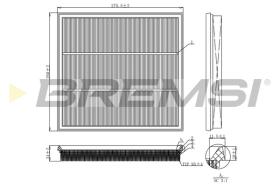 BREMSI FA1131 - FILTRI ARIA - AIR FILTER