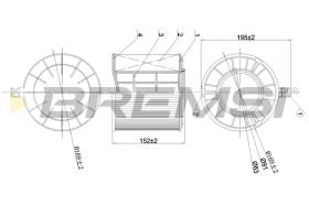 BREMSI FA1173 - FILTRI ARIA - AIR FILTER