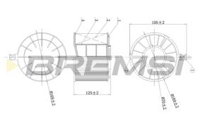 BREMSI FA1174 - FILTRI ARIA - AIR FILTER
