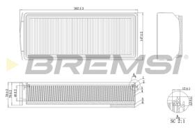 BREMSI FA1205 - FILTRI ARIA - AIR FILTER