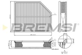 BREMSI FA1213 - FILTRI ARIA - AIR FILTER