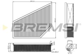 BREMSI FA1215 - FILTRI ARIA - AIR FILTER