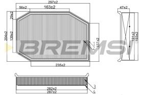 BREMSI FA1217 - FILTRI ARIA - AIR FILTER