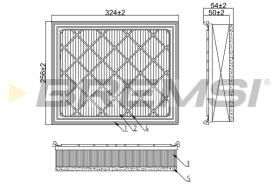 BREMSI FA1231 - FILTRI ARIA - AIR FILTER
