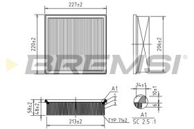 BREMSI FA1629 - FILTRI ARIA - AIR FILTER