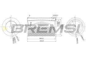 BREMSI FA1674 - FILTRI ARIA - AIR FILTER