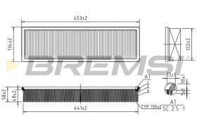 BREMSI FA2066 - FILTRI ARIA - AIR FILTER